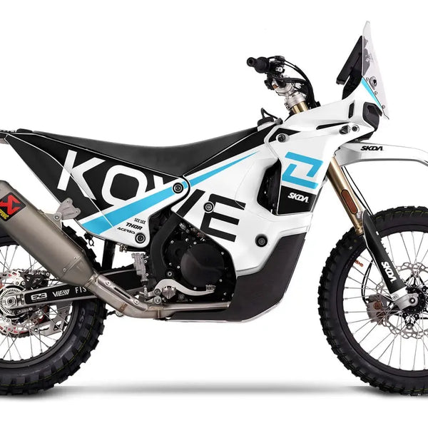 Kit déco SKDA DIVIDE BLACK/BLUE AR Motorsport