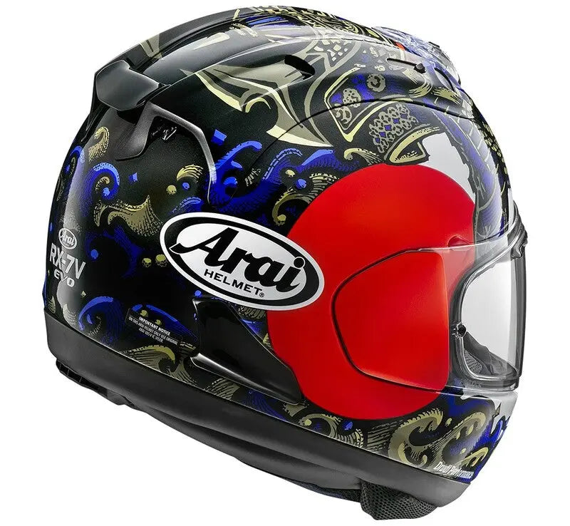Casque ARAI RX-7V EVO SAMURAI - Multicolor AR Motorsport