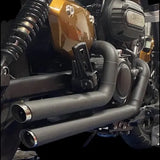 DOUBLE ÉCHAPPEMENT NOIR - EMBOUTS CHROME BENDA AVENGERS 125cc & 300cc AR Motorsport