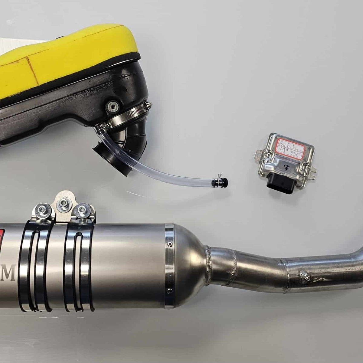 PACK PERFORMANCE 1 / ECHAPPEMENT XRACING INOX & TITANE + ECU RACING +BOITE A AIR FACTORY - KOVE AR Motorsport