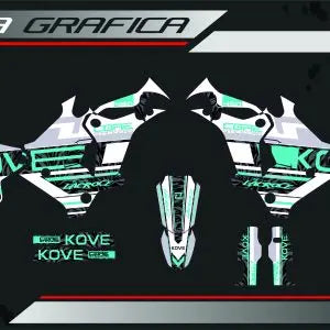 Kit déco CORESTICKERS BLUE AR Motorsport
