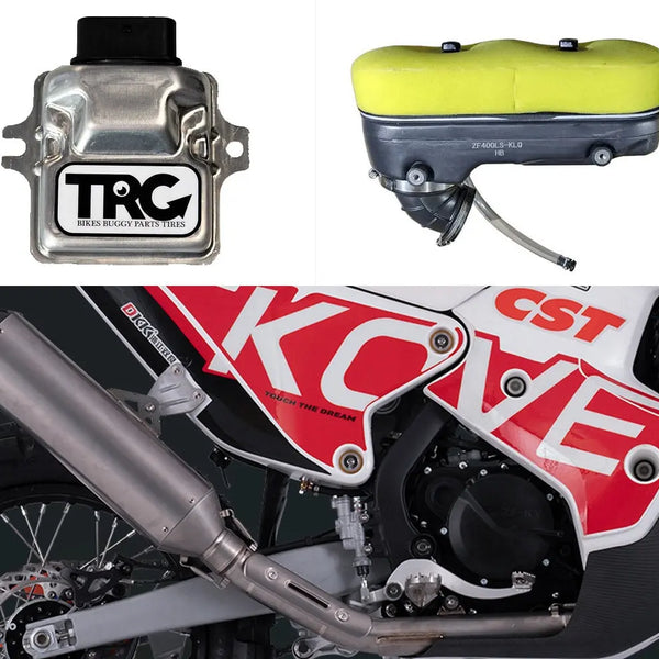 PACK PERFORMANCE 3 : ECHAPPEMENT TITANE + ECU RACING + BOITE A AIR FACTORY - KOVE AR Motorsport